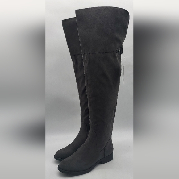 1822- Sun + Stone Allicce Women's Vegan Boots Grey Color Size 5.5 NWT - Picture 2 of 12